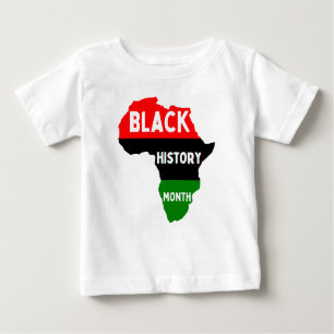 T-shirt Pour Bébé Mois de l'histoire noire Melanin Garçons Filles En