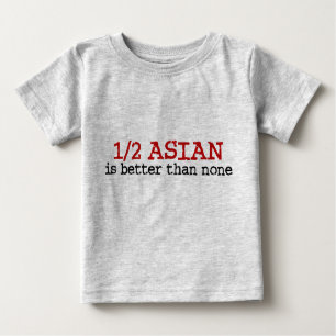 T-shirt Pour Bébé Moitié asiatique