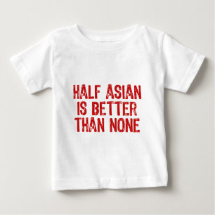 T-shirt Pour Bébé Moitié asiatique