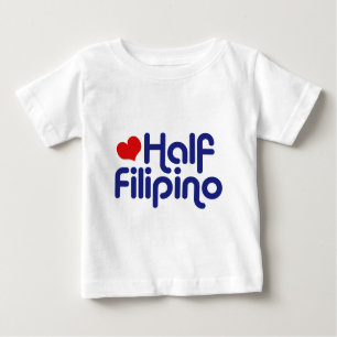 T-shirt Pour Bébé Moitié philippin