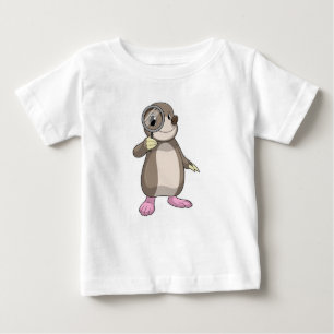 T-shirt Pour Bébé Mole avec verre Magnifiant