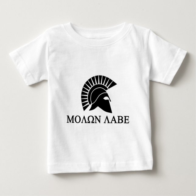 T-shirt Pour Bébé Molon Labe (Devant)