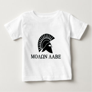 T-shirt Pour Bébé molon_labe__B
