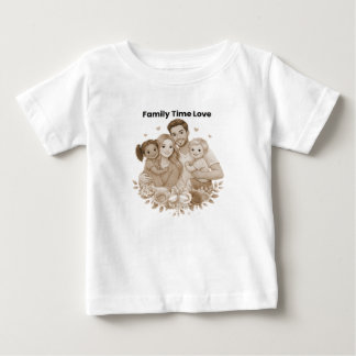 T-shirt Pour Bébé Moments heureux en famille – Amour et convivialité
