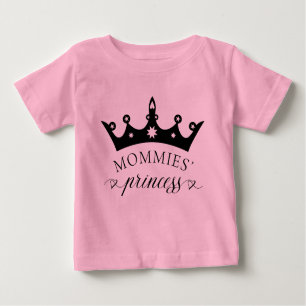 T-shirt Pour Bébé Mommies' Princess Baby Tutu Lesbian Parents