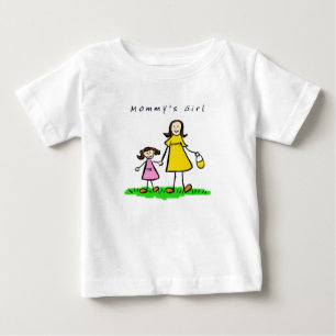 T-shirt Pour Bébé Mommy & Me (Brunette avec titre)