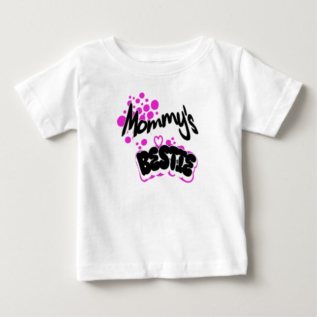 T-shirt Pour Bébé Mommy's bestie (Devant)