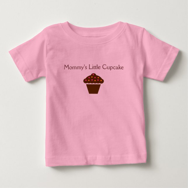 T-shirt Pour Bébé Mommy's Little Cupcake - adorable infant outfit (Devant)