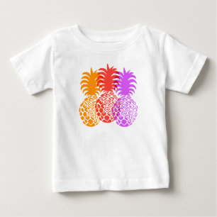 T-shirt Pour Bébé Momona Pineapple Hawaiian Tropical