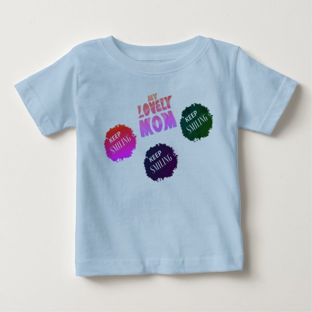 T-shirt Pour Bébé Moms Heart (Devant)