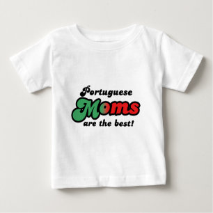 T-shirt Pour Bébé Moms portugais