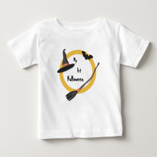 T-shirt Pour Bébé Mon 1er Halloween - (Devant)