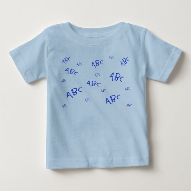 T-shirt Pour Bébé Mon ABC (Devant)