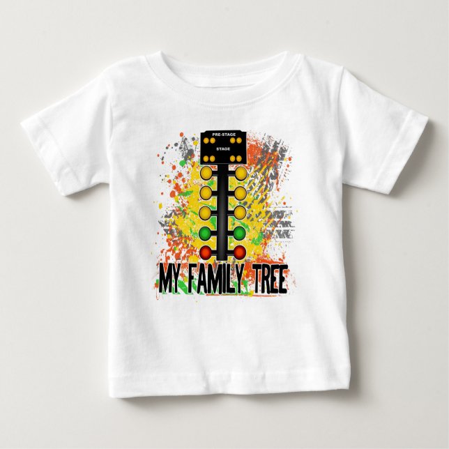 T-shirt Pour Bébé Mon arbre généalogique (Devant)