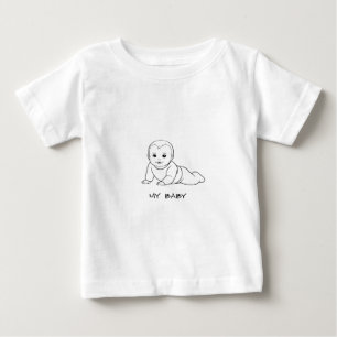 T-shirt Pour Bébé Mon bébé chérie