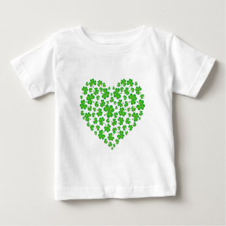 T-shirt Pour Bébé Mon coeur irlandais