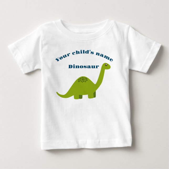 T-shirt Pour Bébé Mon Dinosaure (Devant)
