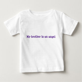 T-shirt Pour Bébé Mon frère est un ange