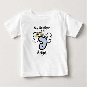 T-shirt Pour Bébé Mon frère est une chemise d'ange
