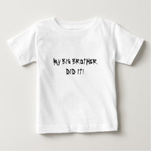 T-SHIRT POUR BÉBÉ MON GRAND FRÈRE !