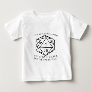 T-shirt Pour Bébé Mon maître de cachot