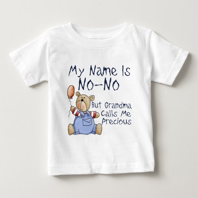 T-shirt Pour Bébé Mon nom n'est pas aucun (Devant)