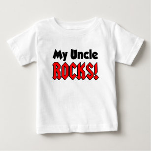 T-shirt Pour Bébé Mon oncle Rocks