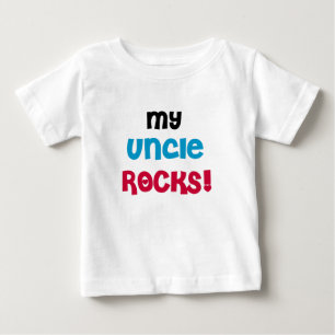 T-shirt Pour Bébé Mon oncle Rocks
