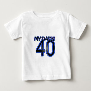 T-shirt Pour Bébé Mon papa 40