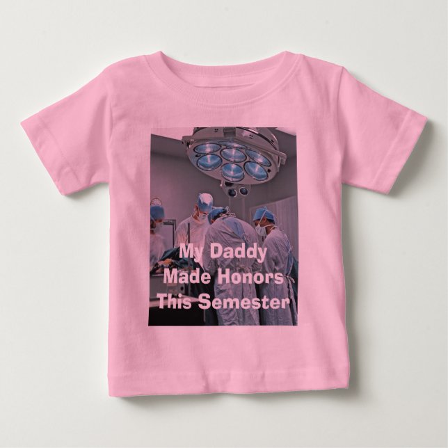 T-shirt Pour Bébé Mon papa a fait des distinctions (Devant)
