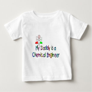 T-shirt Pour Bébé Mon papa est des chemises d'enfants d'un ingénieur