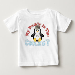T-shirt Pour Bébé Mon papa est le plus frais