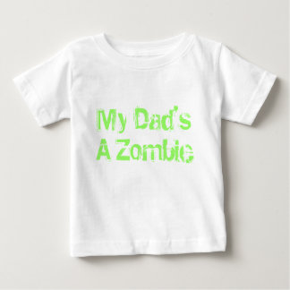 T-shirt Pour Bébé Mon papa est un zombi