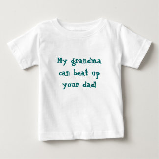 T-shirt Pour Bébé Mon papa grandmacan d'upyour de battement !