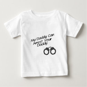 T-shirt Pour Bébé Mon Papa Peut Arrêter Ton Papa
