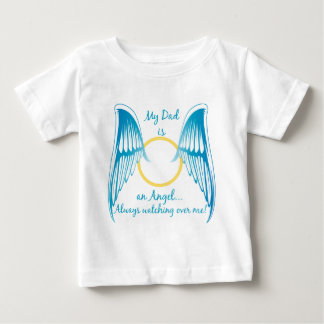T-shirt Pour Bébé Mon père est un ange