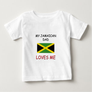 T-shirt Pour Bébé Mon PÈRE JAMAÏCAIN M'aime