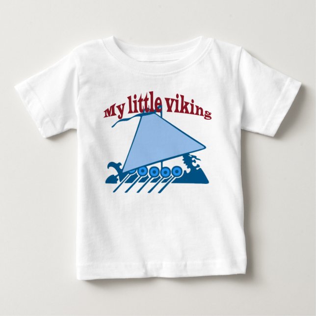 T-shirt Pour Bébé Mon petit bébé viking T (Devant)