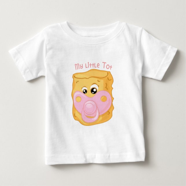 T-shirt Pour Bébé Mon petit doigt (Devant)