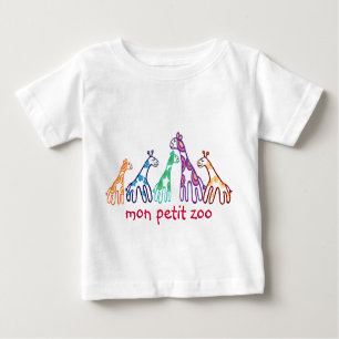 T-shirt Pour Bébé mon petit zoo