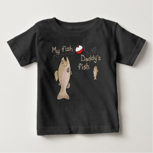 T-shirt Pour Bébé Mon poisson est mort poisson