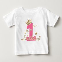 Mon premier anniversaire, Birthday Girl Shirt,