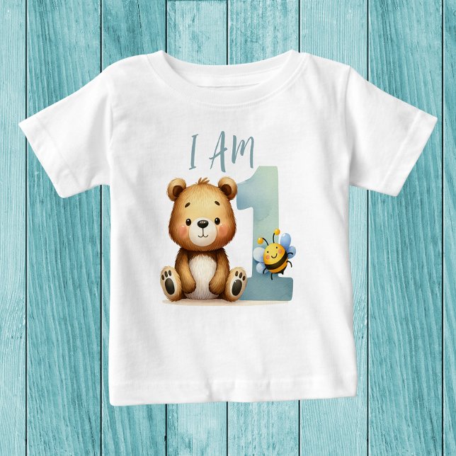T-shirt Pour Bébé Mon premier anniversaire Buddy Tee (Créateur téléchargé)
