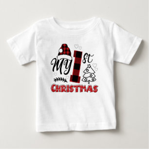 T-shirt Pour Bébé Mon premier bébé Noël 1er Noël