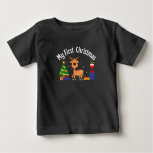 T-shirt Pour Bébé Mon premier Noël