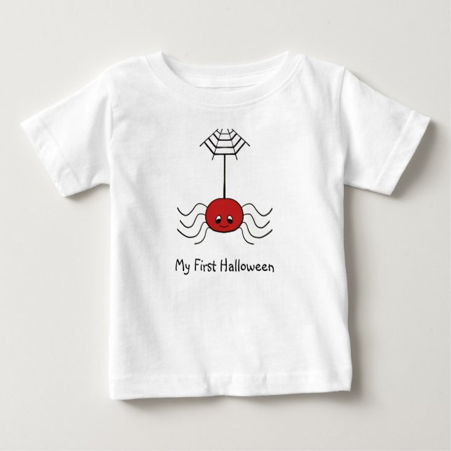 T-shirt Pour Bébé Mon premier T-shirt de bébé de Halloween (Devant)