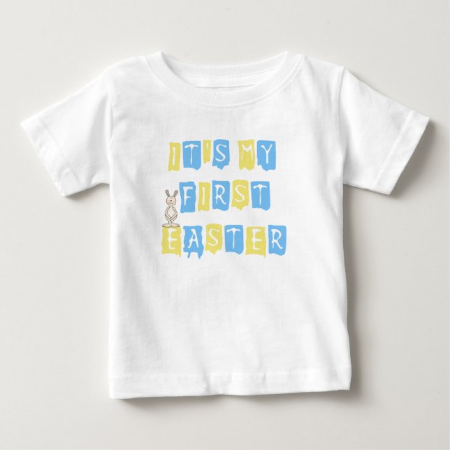 T-shirt Pour Bébé Mon premier tee-shirt de Pâques (Devant)