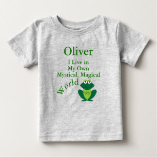 T-shirt Pour Bébé Mon propre monde mystique et magique Drôle de Gren