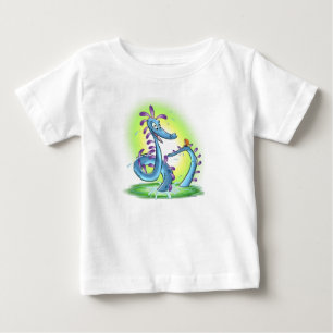 T-shirt Pour Bébé MON SERPENT DE MER par Jeff Willis Art