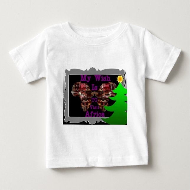 T-shirt Pour Bébé Mon souhait (Devant)